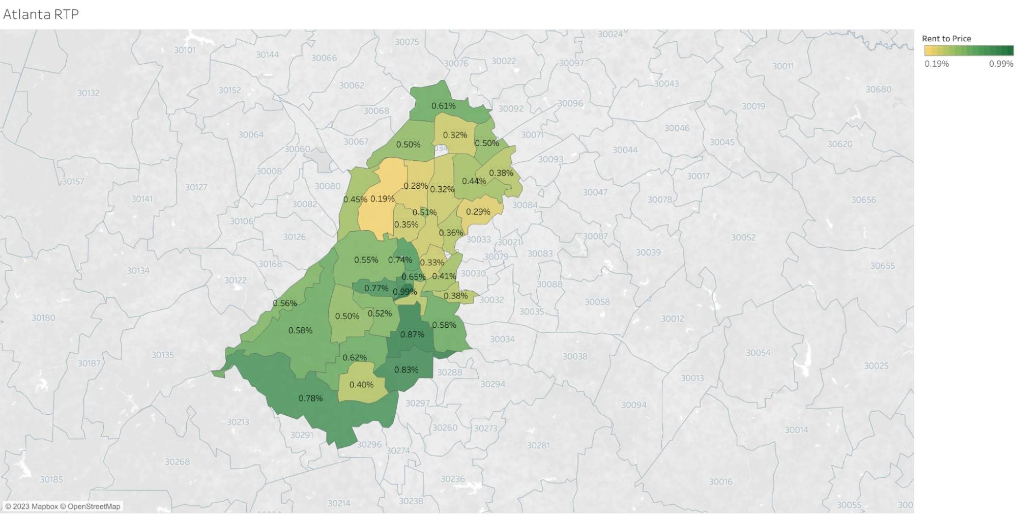 Atlanta Real Estate Market: Prices & Trends In 2023 6 Rent-to-Price Ratio by ZIP Code in Atlanta