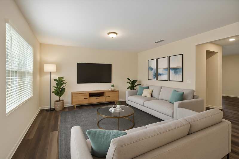 Staged Living Room